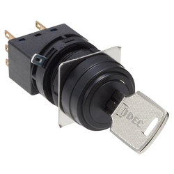 ø22 LW Series Keyed Selector Switch