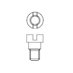3M<sup>TM</sup> MDR System Non-Shielded Shell Parts, Jack Socket Screw