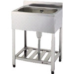 One tank sink with hose (SUS430)