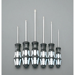 (+)(-) Screwdriver Set (6 Pcs) [Stainless Steel] EA560A 