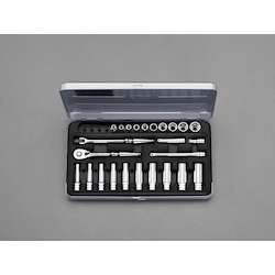1/4"sq socket wrench set EA618NC-4 