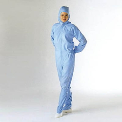 Garments for clean room, IV dress (w/ hood)