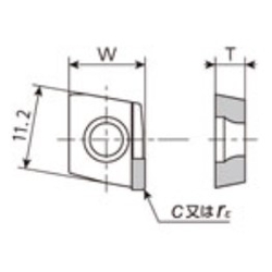 Insert For Aluminum Parts Machining Cutter HPC/ALWC Series