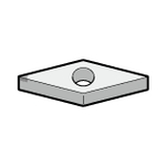 Diamond Shape 35° / Positive With Hole VPET