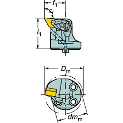 CoroTurn SL, 570 Type T-Max P, Head for Back Boring