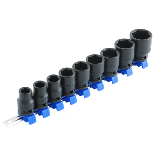 Impact Socket Set, Insertion Angle 12.7 mm 