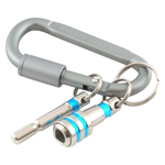 Portable Bit Holder Set Green, Red, Yellow, Purple 