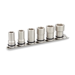 Long Socket Set for Impact Wrenches (with Holder) HNV406L 
