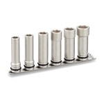 Ultra-Long Socket Set for Impact Wrenches (with Holder) HNV406LL 