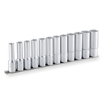 Deep Socket Set (6-point with Holder) HSL412 