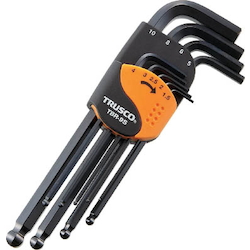  Ballpoint Hexagonal Bar Wrench Set with Black Oxide Finish 