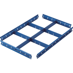 Trusco Nakayama Phoenix Cart Divider Set, Blue/Red 