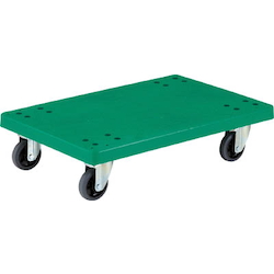 Dolly, Plastic Flat Trolley, Grand Cart (4-wheel Swivel Type)