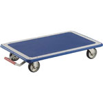 Dolly, Donkey Cart Flat Hand Truck (Pin-Style Rigid Wheel Stopper Type)