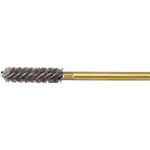 Spiral Brush (For Motorized Use/Shaft Diam. 6 mm/Stainless Steel)