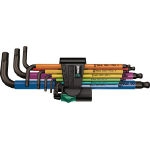 Multi-Color Ball Point Hex Wrench Set (Set of 9 Pieces) 
