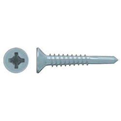AX Multi Drill Screw (For Thick Iron Plate) Flat (Bright Chromate)