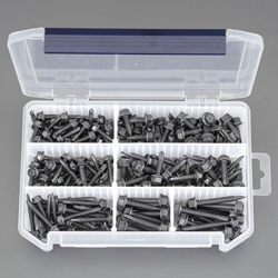 Piercing Screw Set (Hex Head / Stainless Steel / Black) 