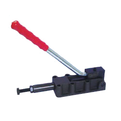Toggle Clamp, Push-Pull Type, Flange Base, Bolt Size M10, Tightening Force 12,000 N