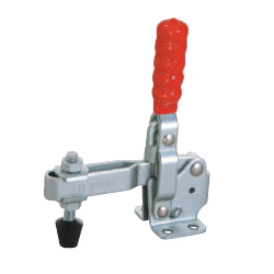 Toggle Clamp, Vertical Type, U-Shaped Arm, Flange Base, Tip Bolt Slide Adjustment, Tightening Force 2,270 N