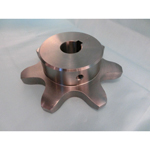 Standard 2052 Double Pitch Sprocket, R Roller B Type, Semi F Series, Shaft Holes Already Established (New JIS Key)