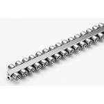 Aluminum Extrusion Kit Wheel Conveyor φ25×10 Width Zigzag Type