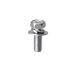 Cross Recessed Hex Head Screws with Washer - Single Item / Small Box