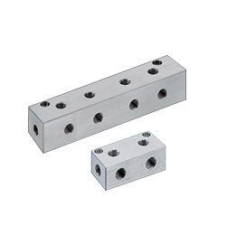 [Clean & Pack]Manifold - Hydraulic / Pneumatic, 2 Circuits, 3-Way Type