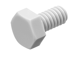 [Clean & Pack]Hex Plastic Bolt PVDF