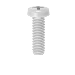 [Clean & Pack]Plastic Cross Recessed Pan Head Screws, PVDF