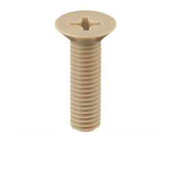 [Clean & Pack]Plastic Flat Head Screw PEEK