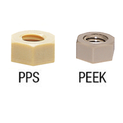 [Clean & Pack]Plastic Nuts - PEEK / PPS