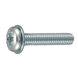 Flat Washer Integrated Phillips Binding Head Screw (ISO Flat W)
