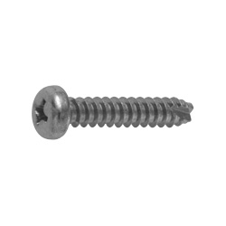 Cross Recessed Pan Head Tapping Screws, 2 Models Grooved B-1 Shape