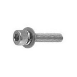 Hex Socket Head Cap Screw (Cap Screw) P = 3 (SW+JIS W Captive), Stainless Steel