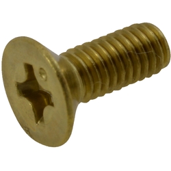 Brass Cross-Head Countersunk Head Machine Screw